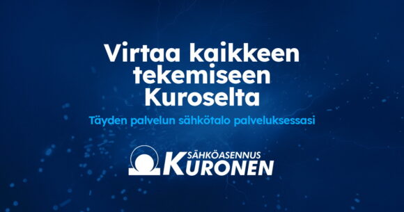 WordPress-kotisivut: Sähköasennus Kuronen, Facebook-jakokuva - Mediakumpu