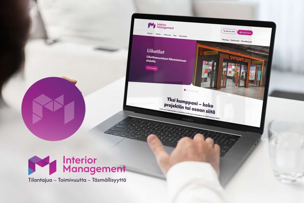 Interior Management – Yritysilmeen ja kotisivujen uudistus