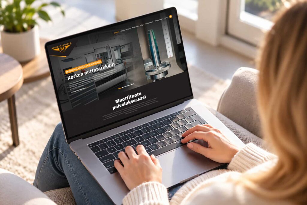 Muottituote Group – Teollisuusyrityksen kotisivut ja yritysvideo