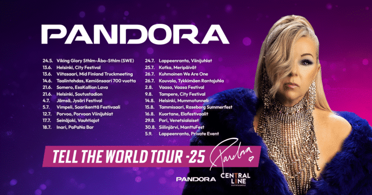 pandora tour 2025 promo 2025-05-23 WWW